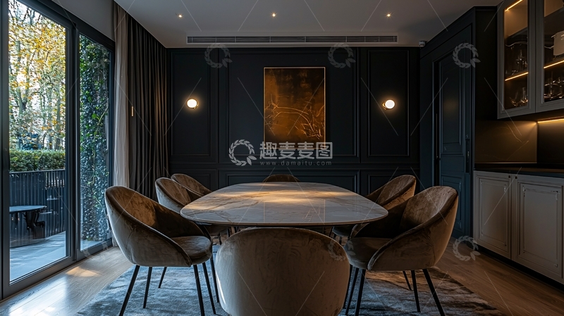 高清大图下载【趣麦麦图】豪华餐厅