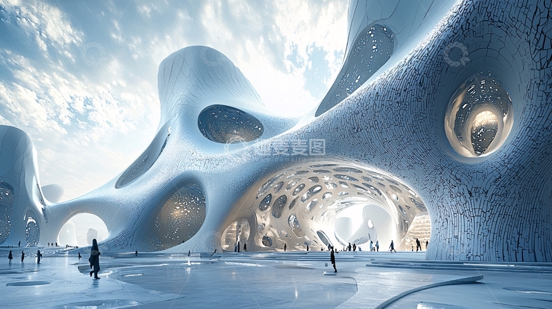 高清大图下载【趣麦麦图】未来感建筑设计