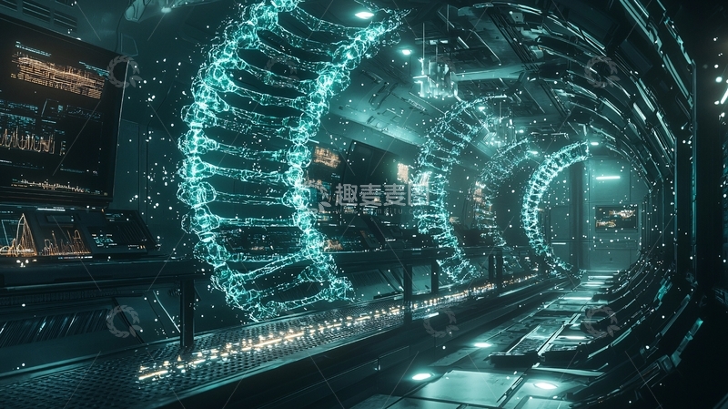 高清大图下载【趣麦麦图】科幻未来感通道