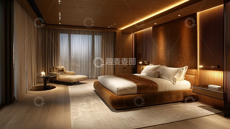 高清大图下载【趣麦麦图】现代轻奢卧室设计