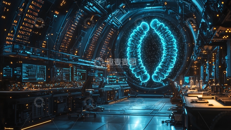 高清大图下载【趣麦麦图】未来科技实验室