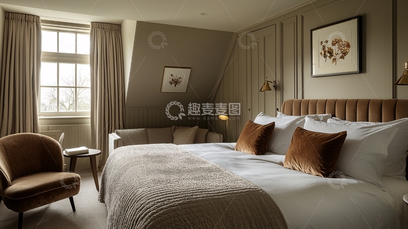 高清大图下载【趣麦麦图】高级酒店卧室