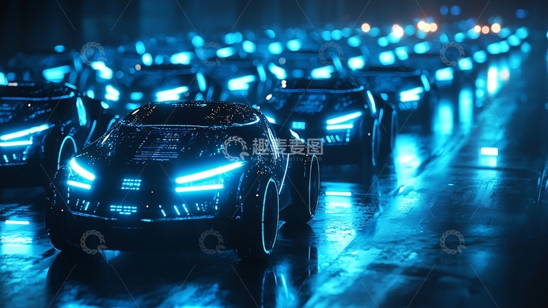 高清大图下载【趣麦麦图】未来科技感汽车