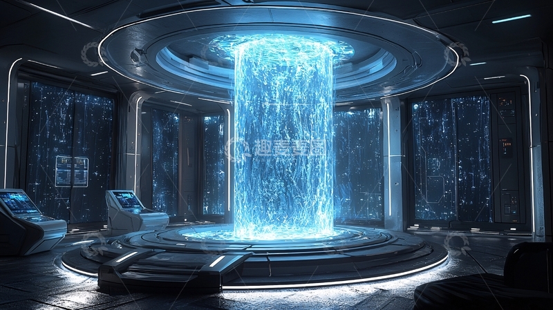 高清大图下载【趣麦麦图】科幻未来房间