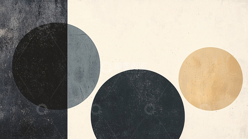 高清大图下载【趣麦麦图】抽象几何圆形