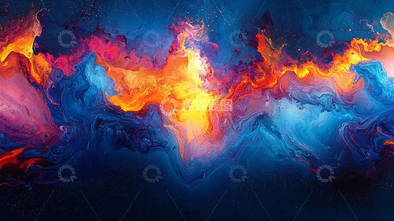 高清大图下载【趣麦麦图】抽象油画