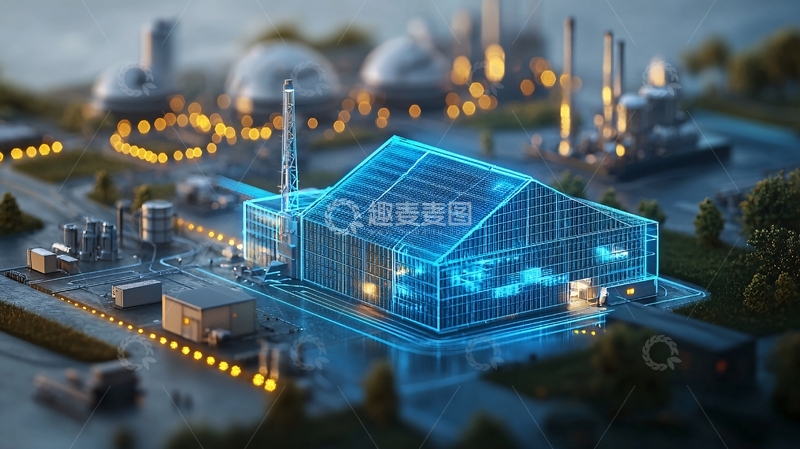 高清大图下载【趣麦麦图】智慧工厂