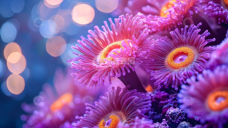 高清大图下载【趣麦麦图】梦幻紫色珊瑚