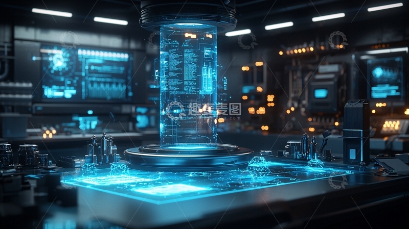 高清大图下载【趣麦麦图】未来科技实验室