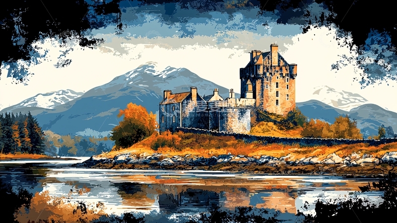 高清大图下载【趣麦麦图】古堡