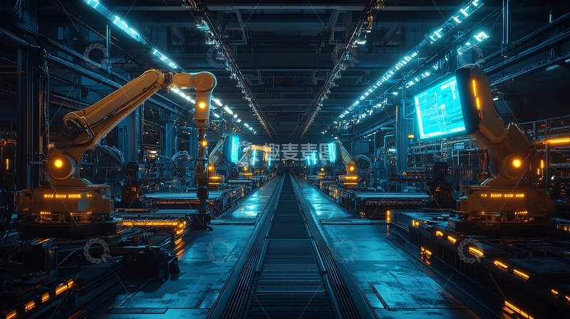 高清大图下载【趣麦麦图】未来工厂