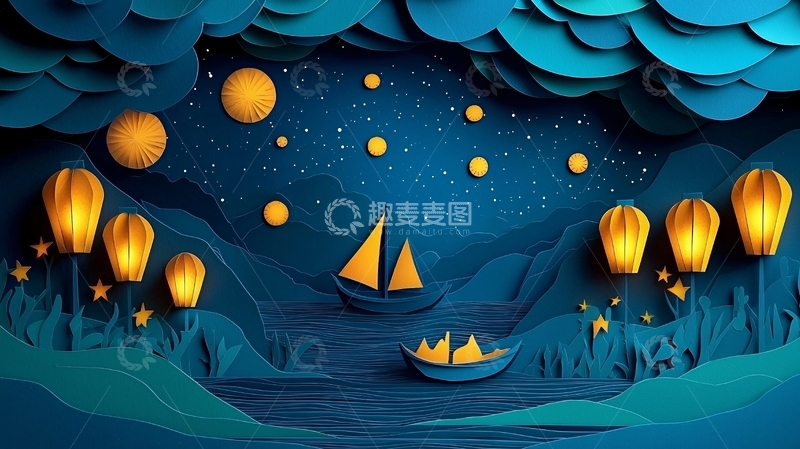 高清大图下载【趣麦麦图】星空夜晚