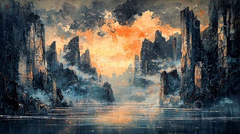 高清大图下载【趣麦麦图】水墨画