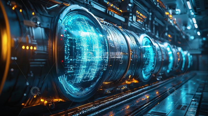 高清大图下载【趣麦麦图】未来科技感服务器