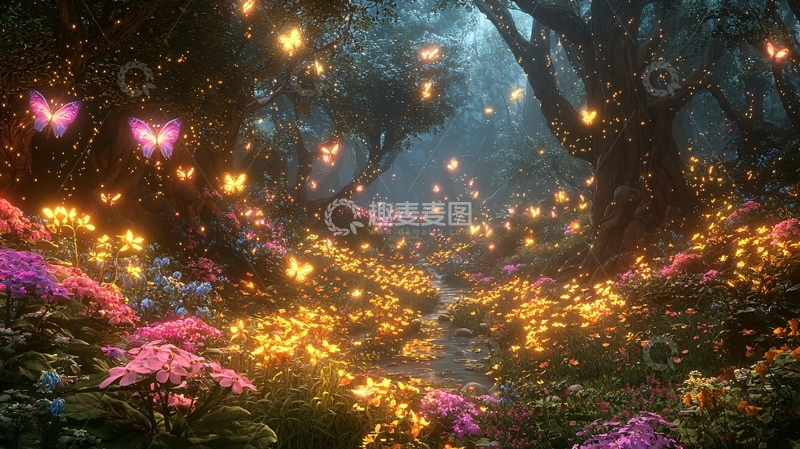 高清大图下载【趣麦麦图】梦幻森林