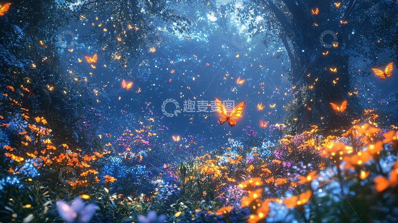 高清大图下载【趣麦麦图】梦幻森林