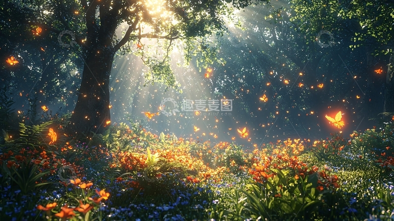 高清大图下载【趣麦麦图】梦幻森林