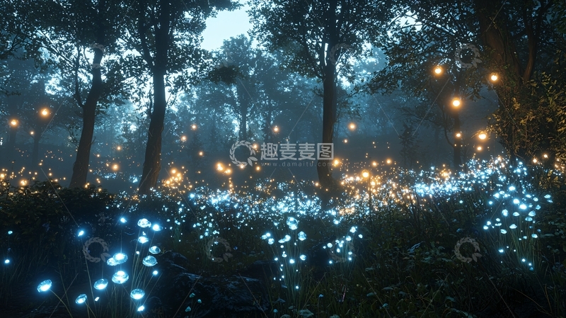 高清大图下载【趣麦麦图】梦幻森林