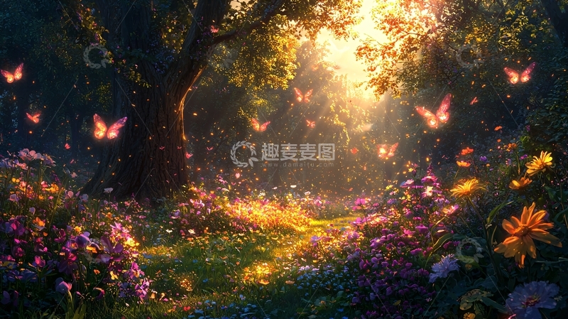 高清大图下载【趣麦麦图】梦幻森林