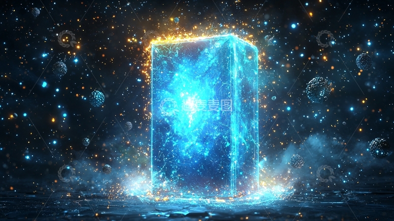 高清大图下载【趣麦麦图】宇宙能量方块