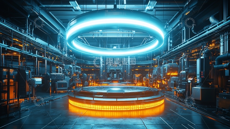 高清大图下载【趣麦麦图】未来科技感工业场景
