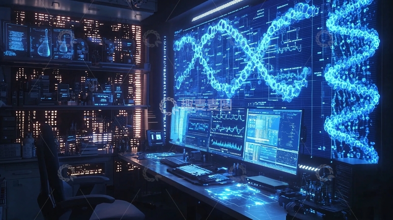 高清大图下载【趣麦麦图】科技感实验室