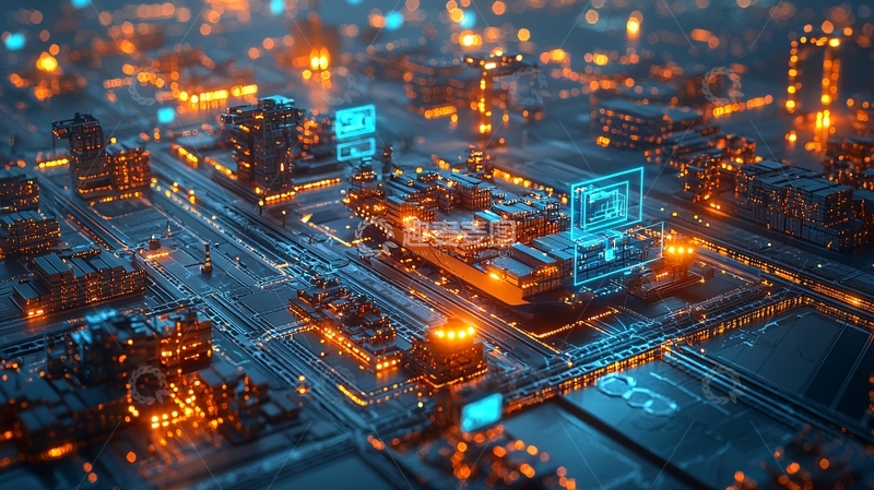 高清大图下载【趣麦麦图】数字城市25