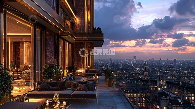 高清大图下载【趣麦麦图】伦敦夜景