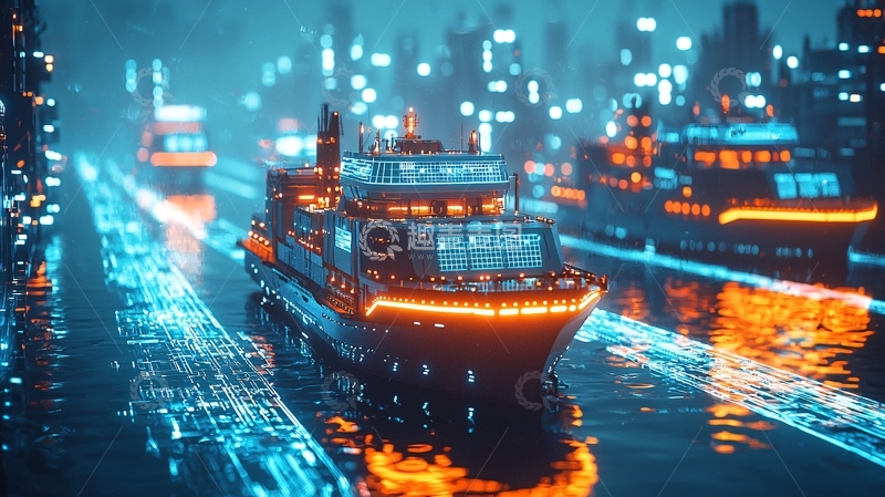 高清大图下载【趣麦麦图】未来都市夜景382