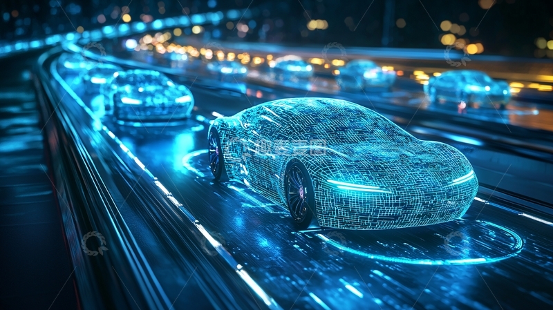 高清大图下载【趣麦麦图】未来科技感汽车