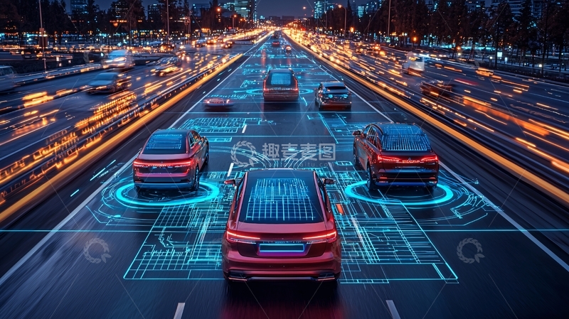 高清大图下载【趣麦麦图】智能交通系统