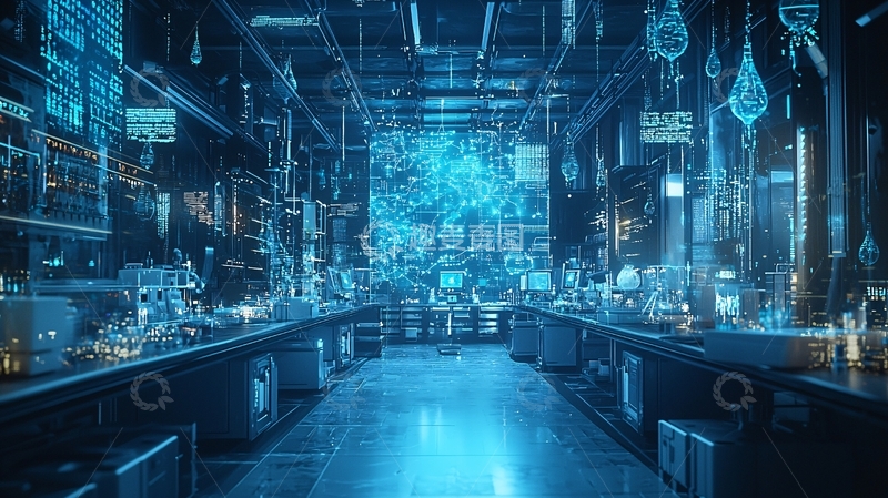 高清大图下载【趣麦麦图】未来科技实验室