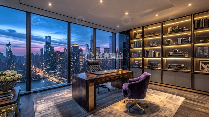 高清大图下载【趣麦麦图】高端大气现代化办公室