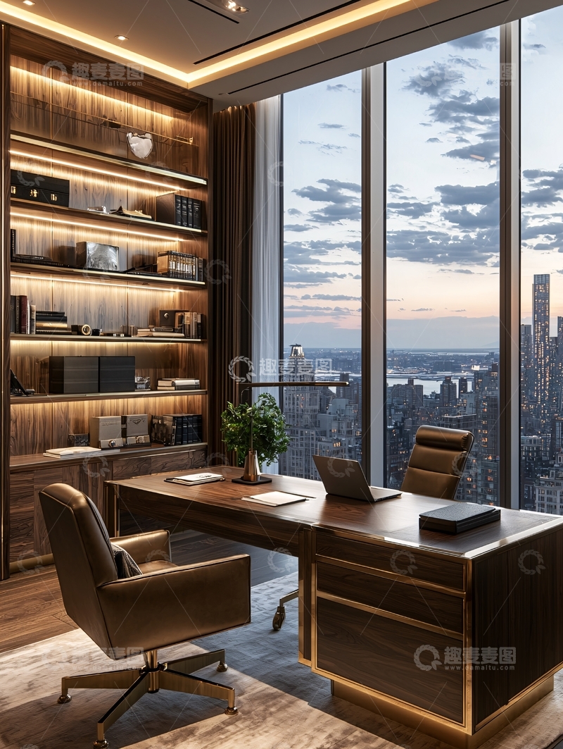 高清大图下载【趣麦麦图】高端大气现代化办公室