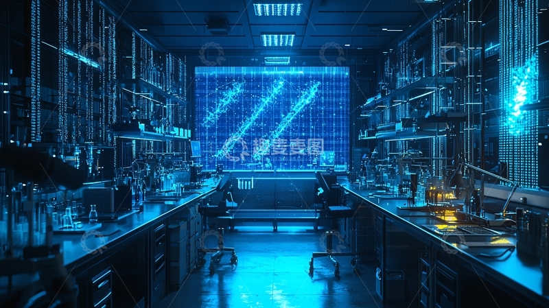 高清大图下载【趣麦麦图】科技感实验室