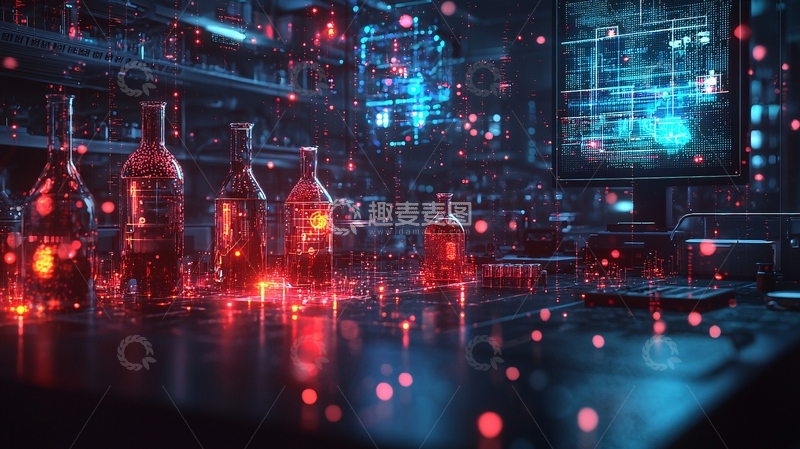 高清大图下载【趣麦麦图】未来科技实验室