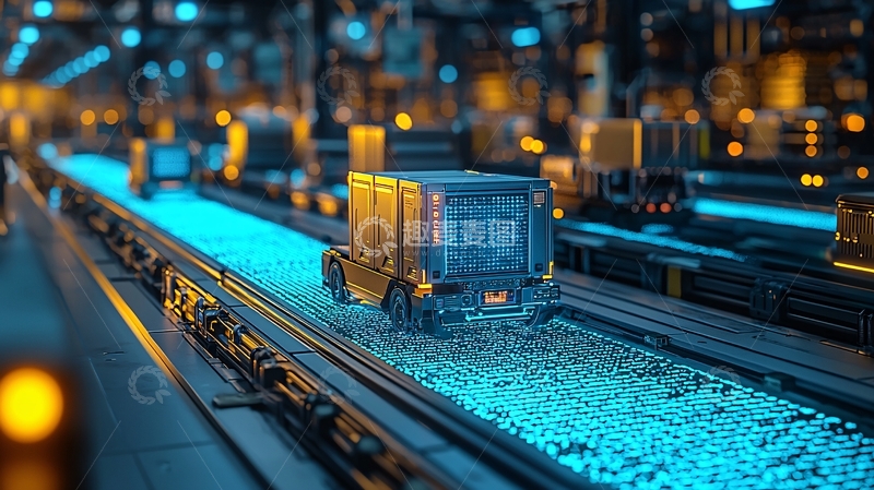 高清大图下载【趣麦麦图】未来科技感运输系统