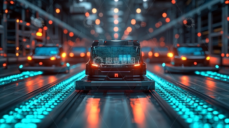 高清大图下载【趣麦麦图】未来科技感汽车