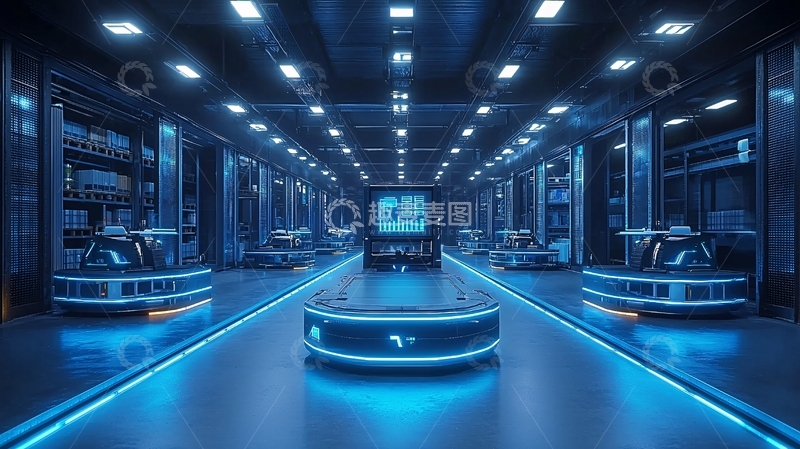 高清大图下载【趣麦麦图】未来科技感仓库