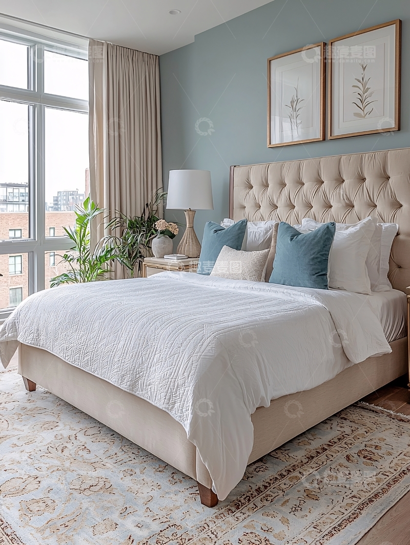 高清大图下载【趣麦麦图】现代简约卧室设计188