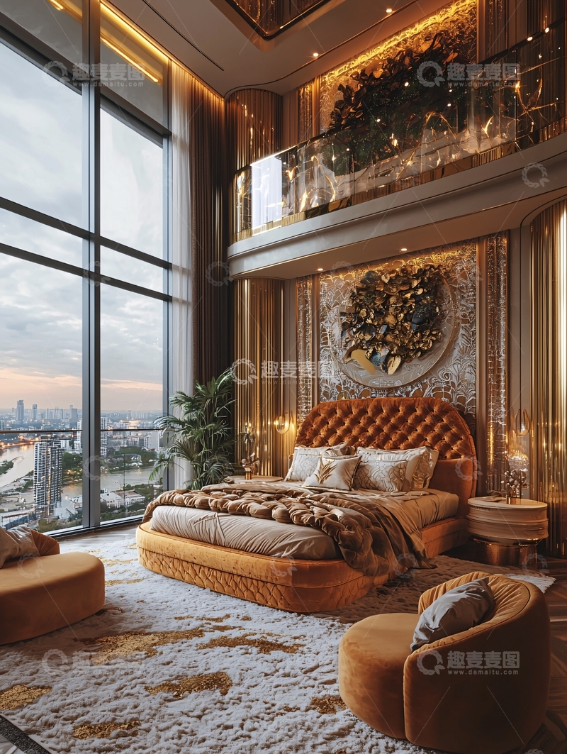 高清大图下载【趣麦麦图】极简轻奢高级卧室设计