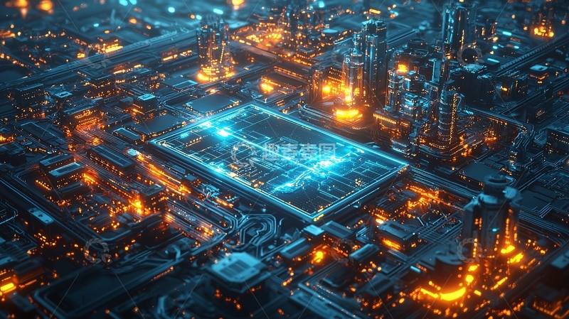 高清大图下载【趣麦麦图】未来科技感城市