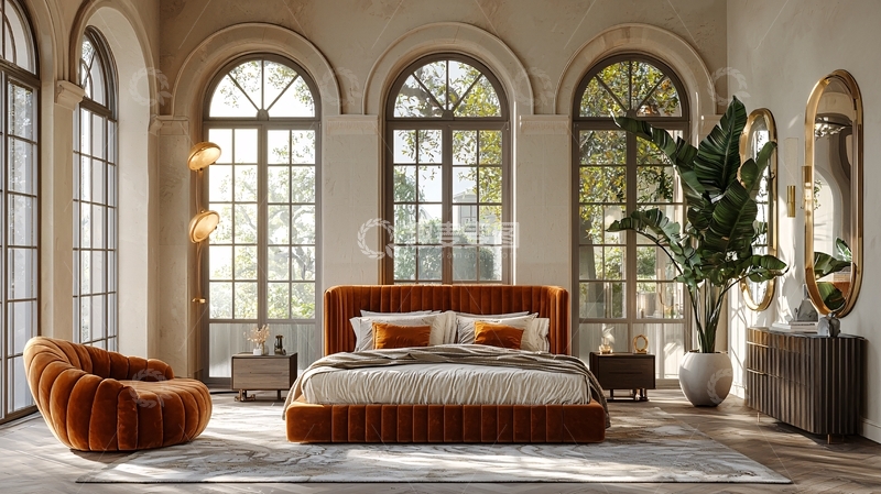 高清大图下载【趣麦麦图】法式轻奢卧室设计