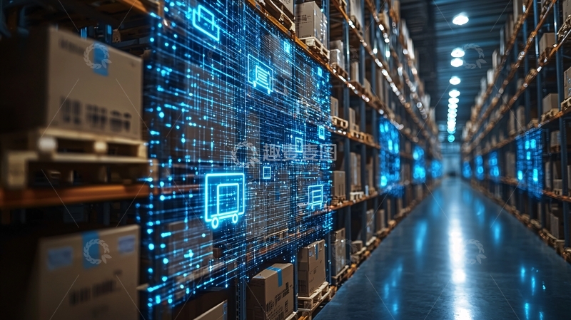 高清大图下载【趣麦麦图】智能仓储系统