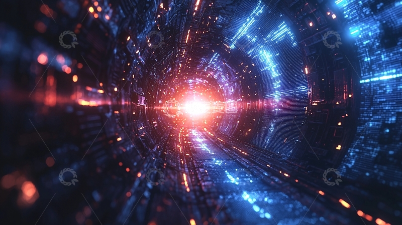 高清大图下载【趣麦麦图】光线隧道