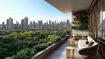 中央公园景观阳台