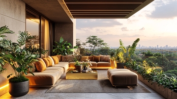 现代简约阳台设计