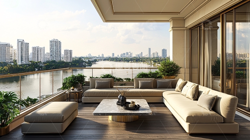 高清大图下载【趣麦麦图】阳台景观