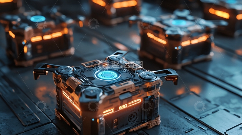 高清大图下载【趣麦麦图】未来科技感方块