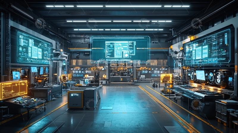 高清大图下载【趣麦麦图】未来科技实验室